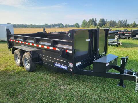 2024 Sure-Trac 7 x 14 Telescopic Lift 14K for sale at Swartz Trailer Sales LLC in Harbor Beach MI