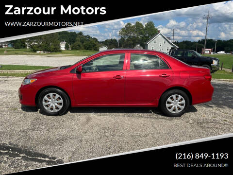 2009 Toyota Corolla for sale at Zarzour Motors in Chesterland OH