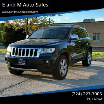 2012 Jeep Grand Cherokee for sale at E and M Auto Sales in Elgin IL