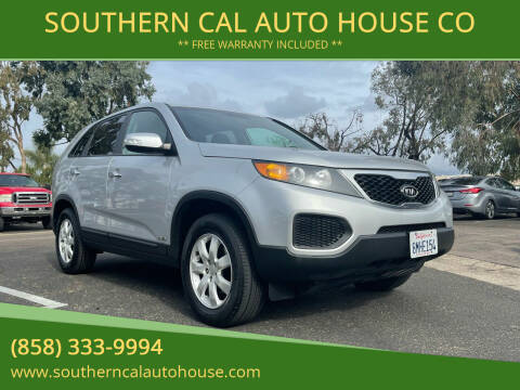 2011 Kia Sorento for sale at SOUTHERN CAL AUTO HOUSE CO in San Diego CA