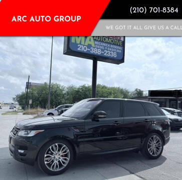 2016 Land Rover Range Rover Sport for sale at ARC AUTO GROUP in San Antonio TX