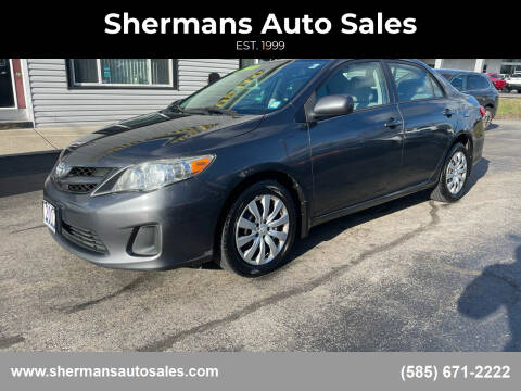 2012 Toyota Corolla for sale at Shermans Auto Sales in Webster NY