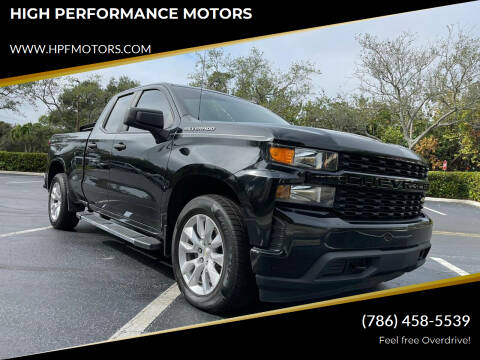 2020 Chevrolet Silverado 1500 for sale at HIGH PERFORMANCE MOTORS in Hollywood FL