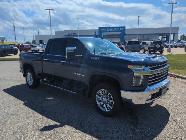 Used 2021 Chevrolet Silverado 2500HD LTZ with VIN 1GC4YPEY6MF254137 for sale in Bloomington, IL