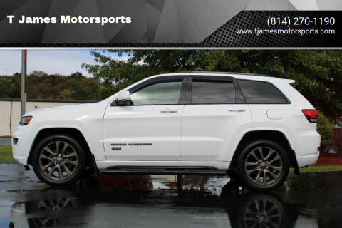 2017 Jeep Grand Cherokee for sale at T James Motorsports in Gibsonia PA