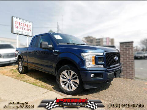 2018 Ford F-150 for sale at PRIME MOTORS LLC in Arlington VA