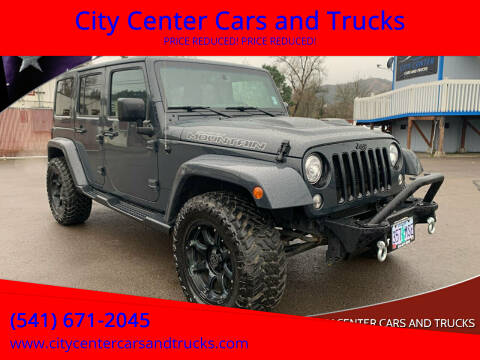 2017 Jeep Wrangler Unlimited for sale at City Center Cars and Trucks in Roseburg OR