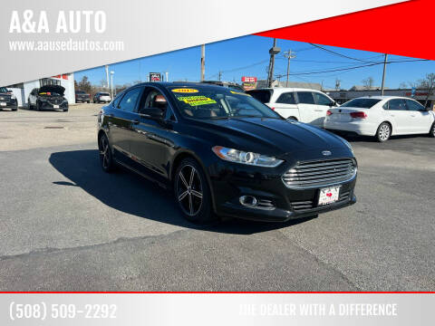 2015 Ford Fusion for sale at A&A AUTO in Fairhaven MA