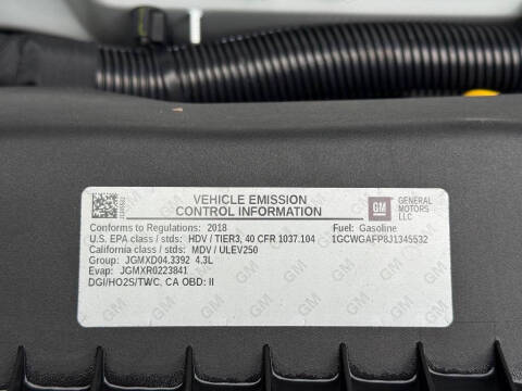 2018 Chevrolet Express 2500