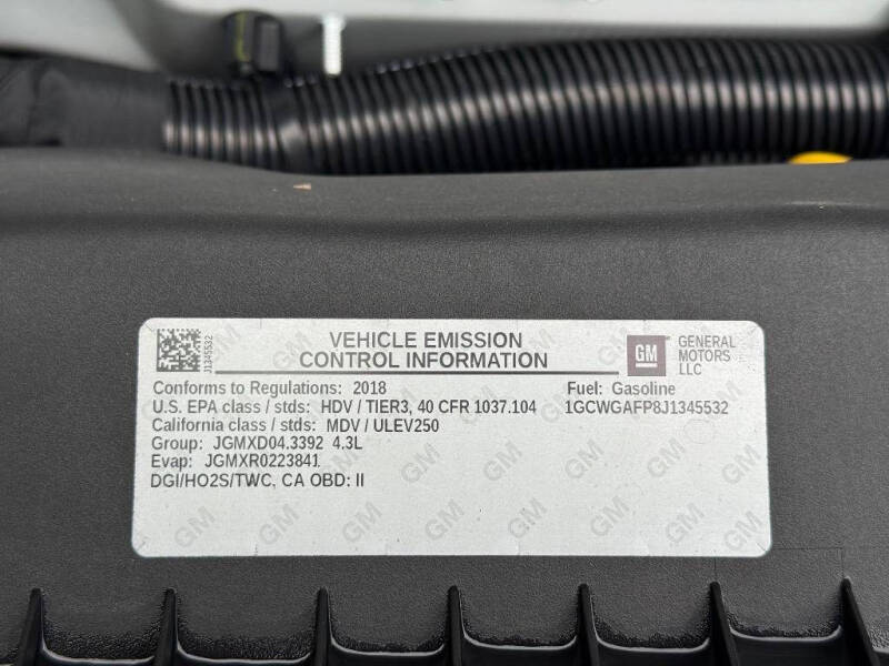 2018 Chevrolet Express 2500