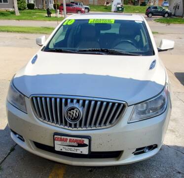 2010 Buick LaCrosse for sale at Motorworks of Belle Plaine in Belle Plaine IA