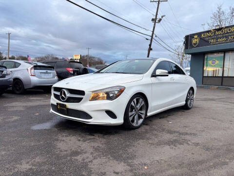 2018 Mercedes-Benz CLA for sale at King Motorcars in Saugus MA