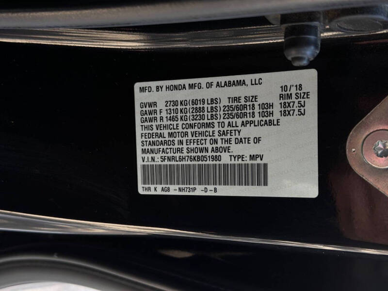 2019 Honda Odyssey EX-L