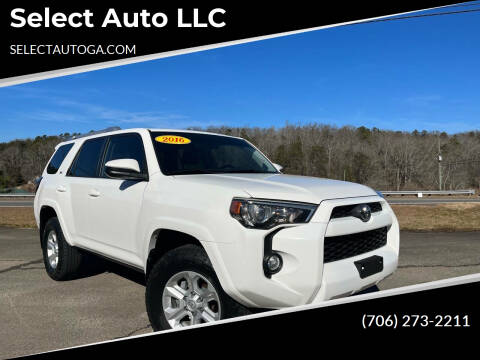 2016 Toyota 4Runner for sale at Select Auto LLC in Ellijay GA