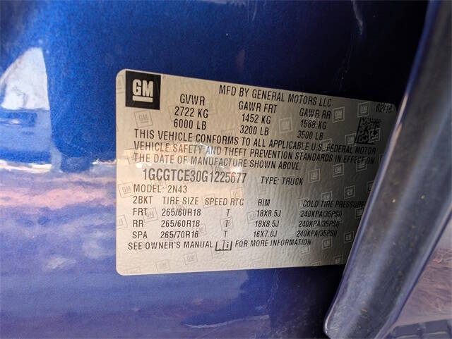 2016 Chevrolet Colorado