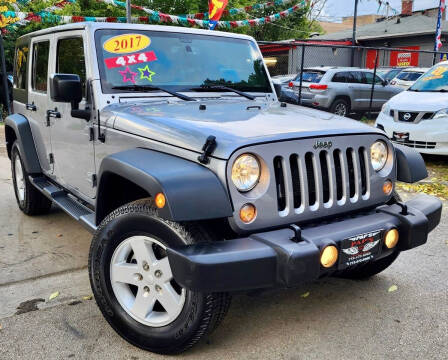 2017 Jeep Wrangler Unlimited for sale at Paps Auto Sales in Chicago IL