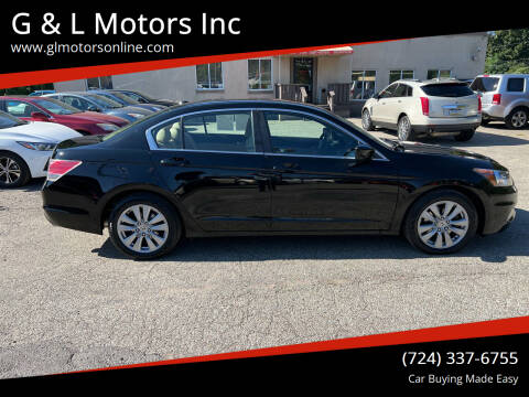 2012 Honda Accord for sale at G & L Motors Inc in New Kensington PA