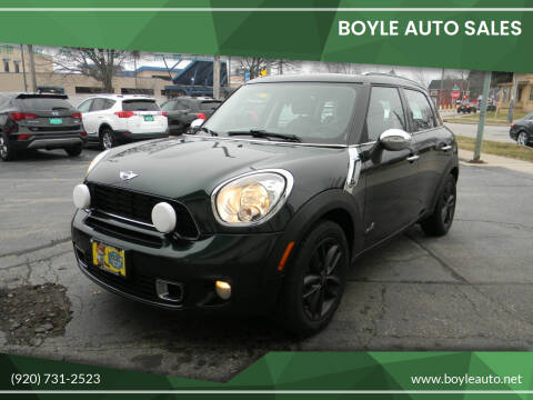 2012 MINI Cooper Countryman for sale at Boyle Auto Sales in Appleton WI