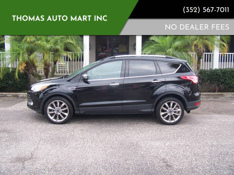2016 Ford Escape for sale at Thomas Auto Mart Inc in Dade City FL