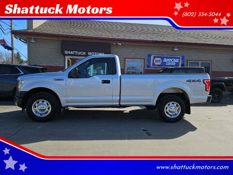 2017 Ford F-150 for sale at Shattuck Motors in Newport VT