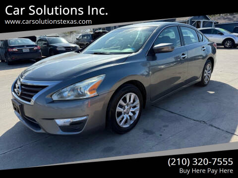 2014 Nissan Altima for sale at Car Solutions Inc. in San Antonio TX