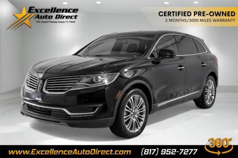 2017 Lincoln MKX for sale at Excellence Auto Direct in Euless TX