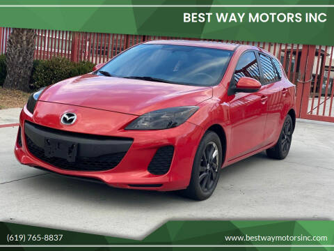 2013 Mazda MAZDA3 for sale at BEST WAY MOTORS INC in San Diego CA