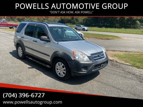 2006 Honda CR-V for sale at POWELLS AUTOMOTIVE GROUP in Gastonia NC