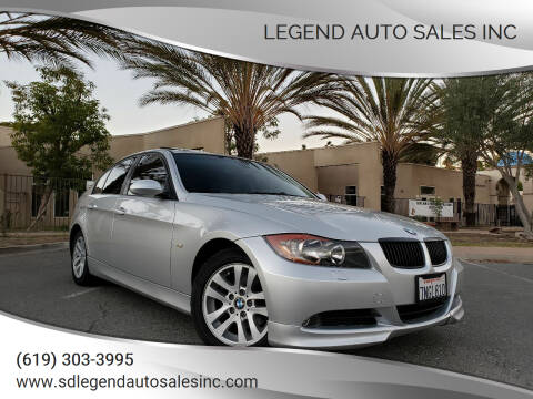 2006 BMW 3 Series for sale at Legend Auto Sales Inc in Lemon Grove CA