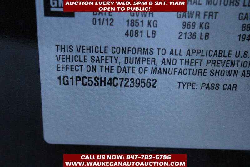 2012 Chevrolet Cruze LS