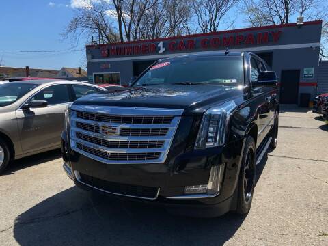 2018 Cadillac Escalade ESV for sale at NUMBER 1 CAR COMPANY in Detroit MI