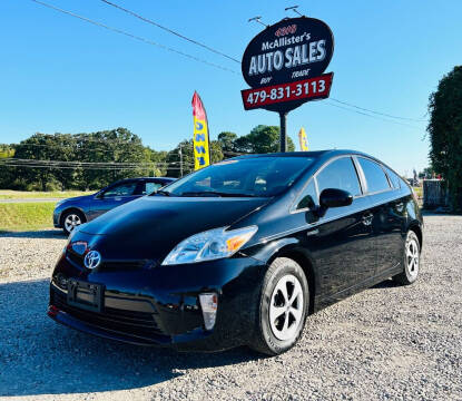 2014 Toyota Prius for sale at McAllister's Auto Sales LLC in Van Buren AR