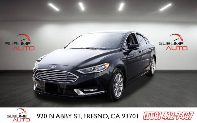 2017 Ford Fusion for sale at SUBLIME AUTO in Fresno, CA