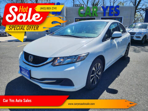 2013 Honda Civic for sale at Car Yes Auto Sales in Baltimore MD