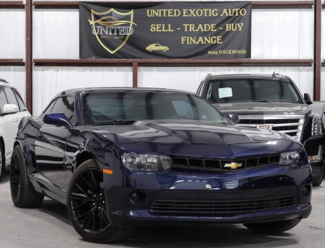 2015 Chevrolet Camaro for sale at United Exotic Auto in Houston TX