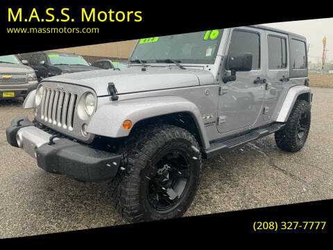 2016 Jeep Wrangler Unlimited for sale at M.A.S.S. Motors in Boise ID