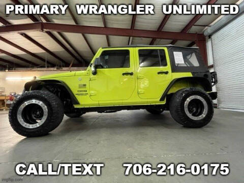 2016 Jeep Wrangler Unlimited for sale at Primary Jeep Argo Powersports Golf Carts in Dawsonville GA