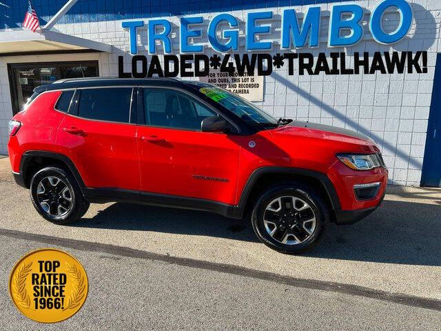 2018 Jeep Compass for sale at TREGEMBO MOTORS in Bentleyville PA