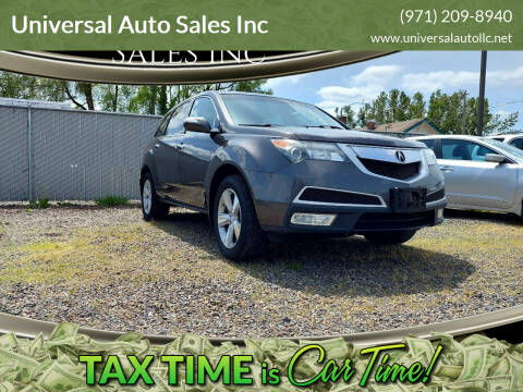 2010 Acura MDX for sale at Universal Auto Sales Inc in Salem OR