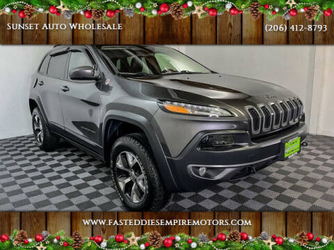 2017 Jeep Cherokee for sale at Sunset Auto Wholesale in Tacoma WA