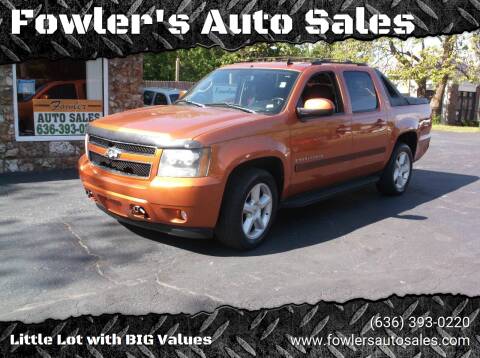 2008 Chevrolet Avalanche for sale at Fowler's Auto Sales in Pacific MO