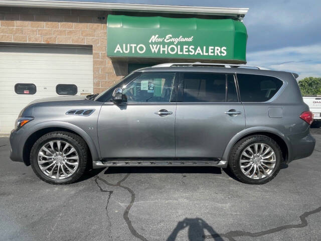 2017 INFINITI QX80 for sale at New England Wholesalers in Springfield, MA