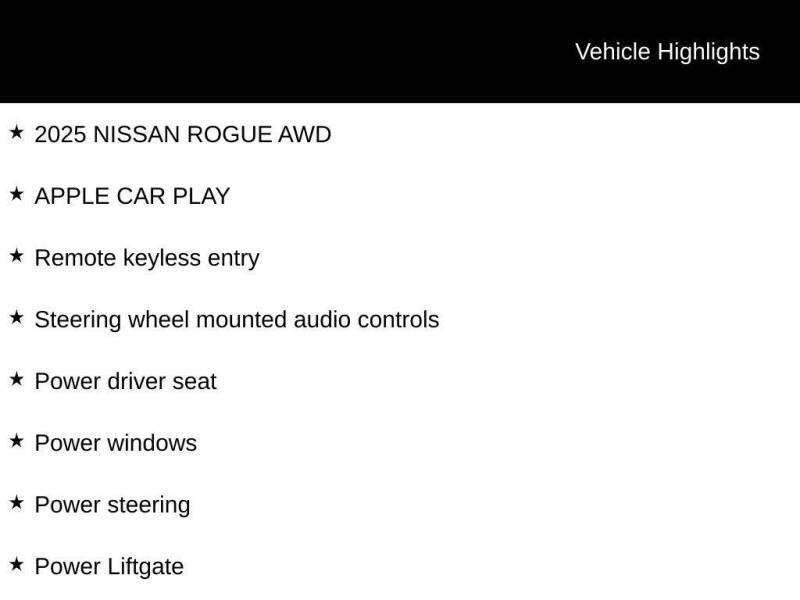2025 Nissan Rogue SV