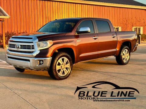 2014 Toyota Tundra for sale at Blue Line Motors in Bixby OK