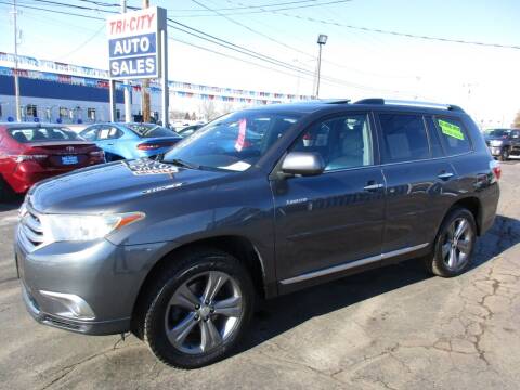 2013 Toyota Highlander for sale at TRI CITY AUTO SALES LLC in Menasha WI