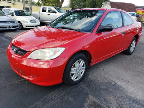 2005 Honda Civic for sale at Nonstop Motors in Indianapolis IN