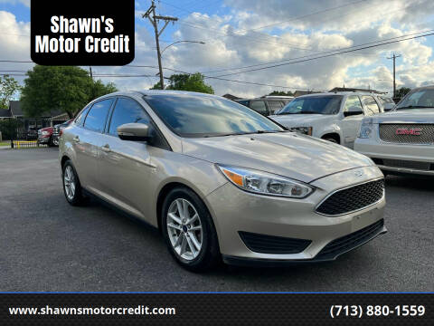 2017 Ford Focus for sale at Shawn's Motor Credit in Houston TX