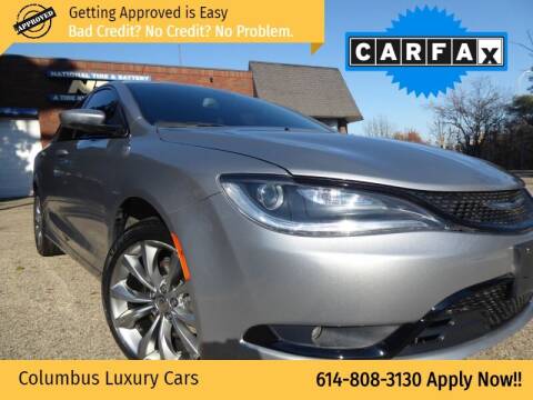 2016 Chrysler 200 for sale at Columbus Luxury Cars in Columbus OH