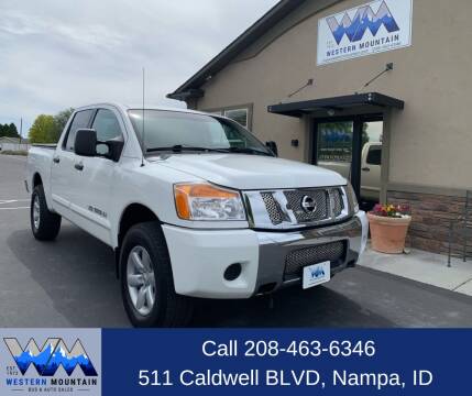 2011 Nissan Titan for sale at Western Mountain Bus & Auto Sales in Nampa ID