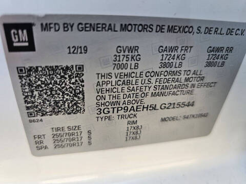 2020 GMC Sierra 1500